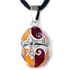 Classy Yellow And Red Pattern Clip Pendant