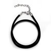 18 Inch Black Velvet Rope Necklace
