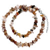 Colorful Charm Nugget Chips Stone Stretch Pendant Necklace Bead Necklace