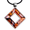 Golden Open  Square   Pendant 