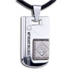 My Heart Belongs To You Logo With Rhinestone Boy Stainless Steel  ... 