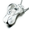 Happy Family Of Three 925 Sterling Silver Pendant