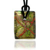 Black And Gold Square Pendant