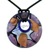 Purple And Blue Round Pendant