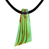 Green Blade Murano Glass  Pendant 