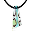 Sky Blue Blade Murano Glass Pendant