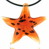 Orange And Gold Star Pendant