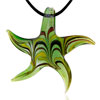 Green Starfish  Murano   Glass  Pendant PD_MU141_X76
