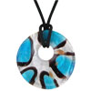 Blue Purple Round Pendant