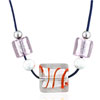 Ice Red Stripe Necklace