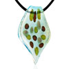 Blue And Multicolor Leaf Pendant