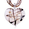  Pendants - Mistyrose Heart Pendant