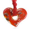 Dazzling Red Heart Pendant