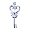 Sterling Silver Key Pendant