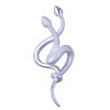 Couple Snake 925 Sterling Silver Pendant