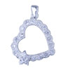 Heart Shaped 925 Sterling Silver Pendant PD_SL36_X04