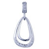 Droplet 925  Sterling   Silver  Pendant