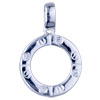  Circle  925 Sterling Silver  Pendant  PD_SL57_X04