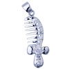 Exquisite Comb 925 Sterling Silver  Pendant 