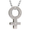 Stainless Steel Cross Symbol Pendant