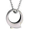 Circular Half Piece Metalwork  Symbol   Pendant 