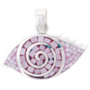Mother Of Pearl Red Pendant