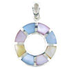 Mother Of Pearl Circle Pendant