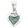 Abalone Shell Heart Pendant