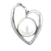 Fresh Water Pearl Heart Pendant