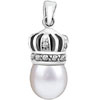 Fresh Water Pearl Crown Pendant