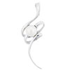 Fresh Water Pearl S Shaped Pendant