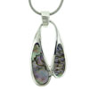 Double Drop Abalone Pendant