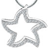 Open Cz  Star  Pendant