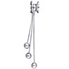 Sterling Silver Ball Metalwork Pendant