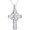 Studded Sign Of The Cross Pendant