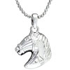 Studded Horse Head Pendant
