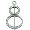 Double Sided  Circle  Studded  Pendant 