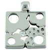 Square Studded Metalwork  Pendant 