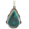 Green Stone Droplet Pendant