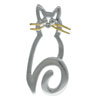 Fancy Sitting Cat Pendant