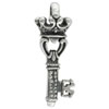 Medieval Crown Key Pendant
