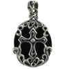 Black Decorative Cross  Pendant 