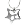 Sterling Silver  Star  Shaped Pendant