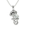 Sterling Silver Curious Monkey Pendant