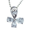 Sterling Silver Cz Cross Pendant
