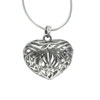 Sterling Silver Intricate Heart Pendant