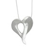 Sterling Silver Artistic Heart Pendant