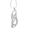 Sterling Silver Triangular Patterned  Pendant 