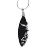  Sterling   Silver  Eye Shape Faux Onyx Pendant