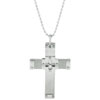 Stainless Steel Thick Cross Pendant